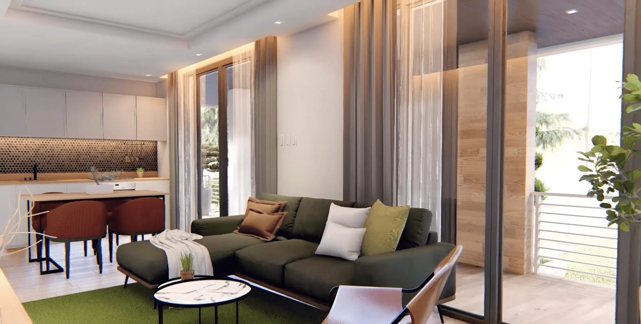 Environment friendly Residing: 54 Sq. Meter Fashionable Small Home Design