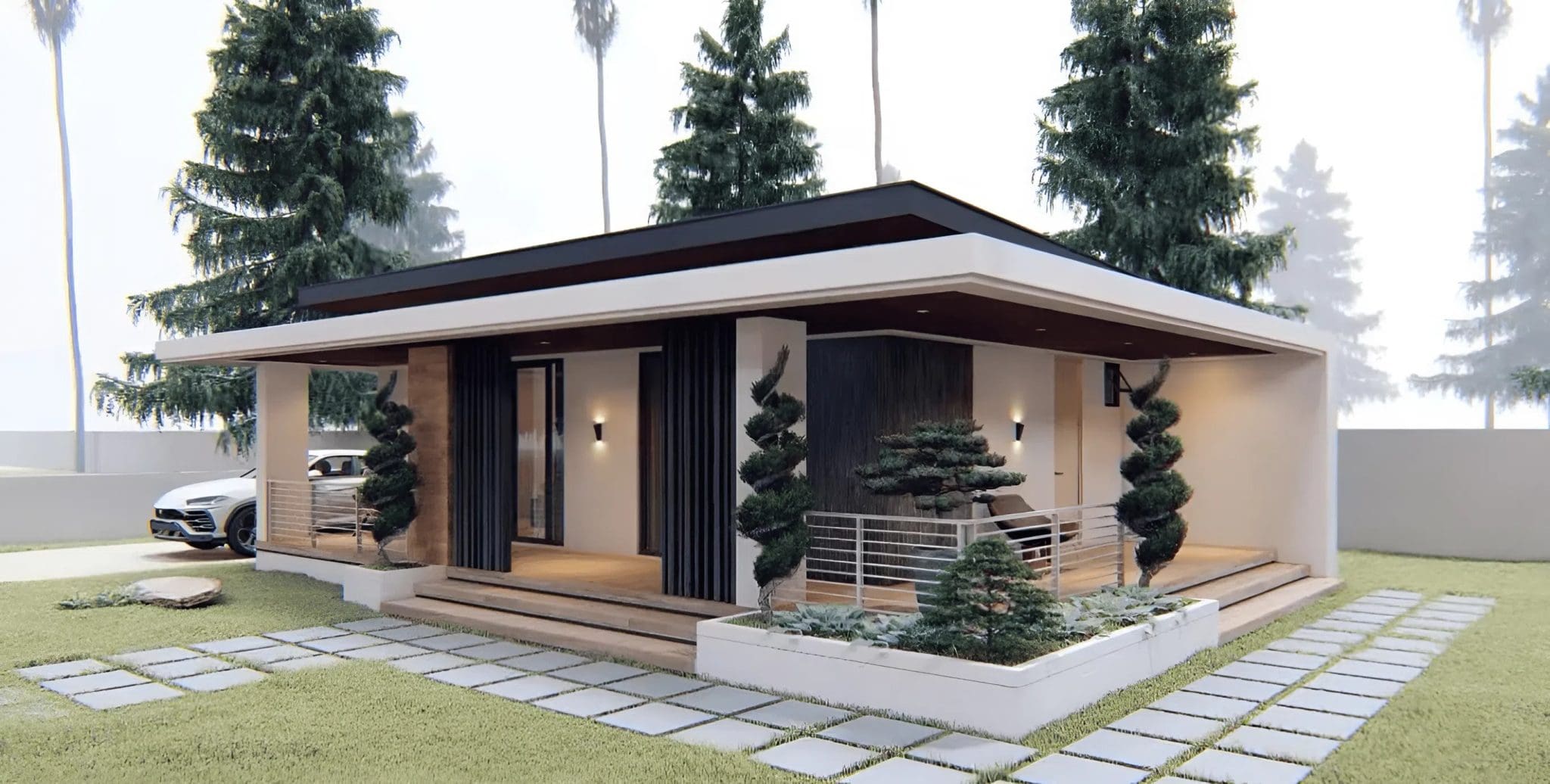 Environment friendly Residing: 54 Sq. Meter Fashionable Small Home Design