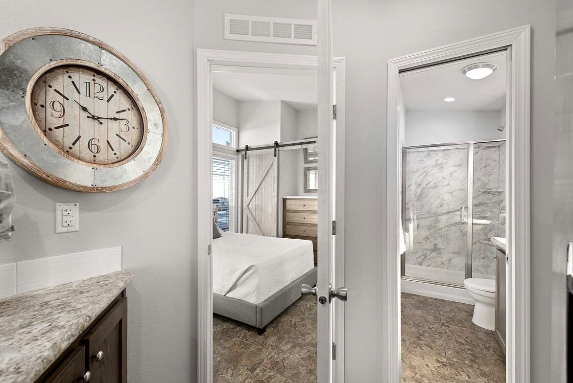 Champion Athens 520 Park Model with a Relaxing Porch