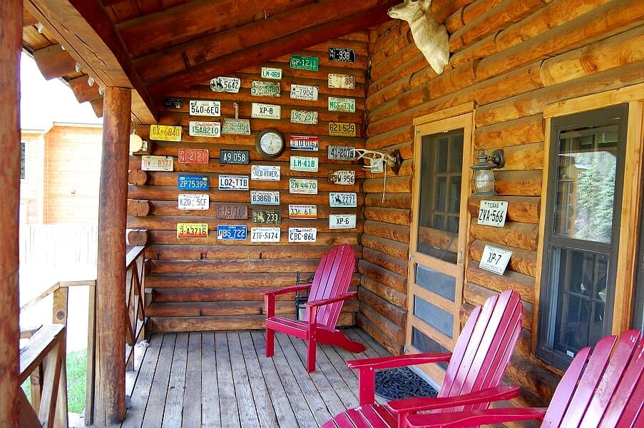 Dwyers Den Log Home with a Spacious Mountain Porch