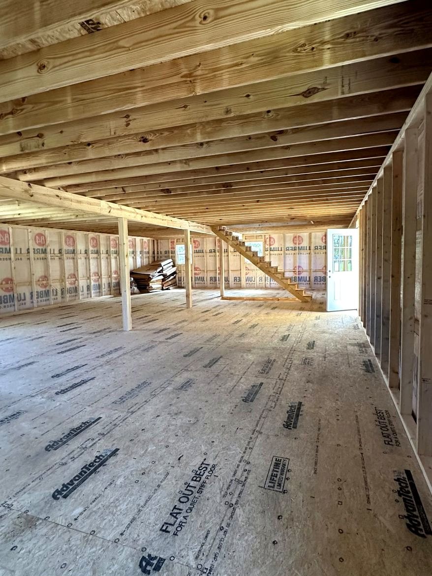 A Stunning 30x50 Two-Story Gable Cabin with a Spacious Covered Porch