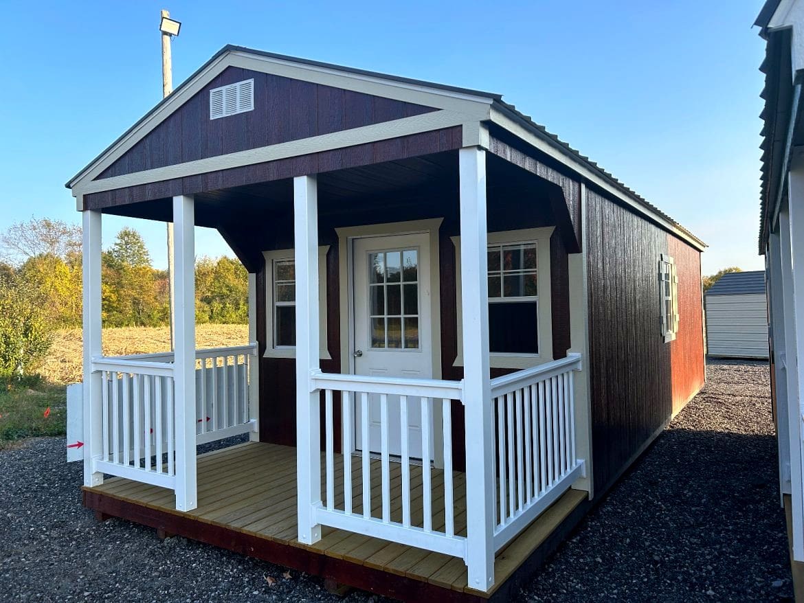 Reviewing the 12x32 A-Frame Cabin: Practical Storage with a Rustic Design