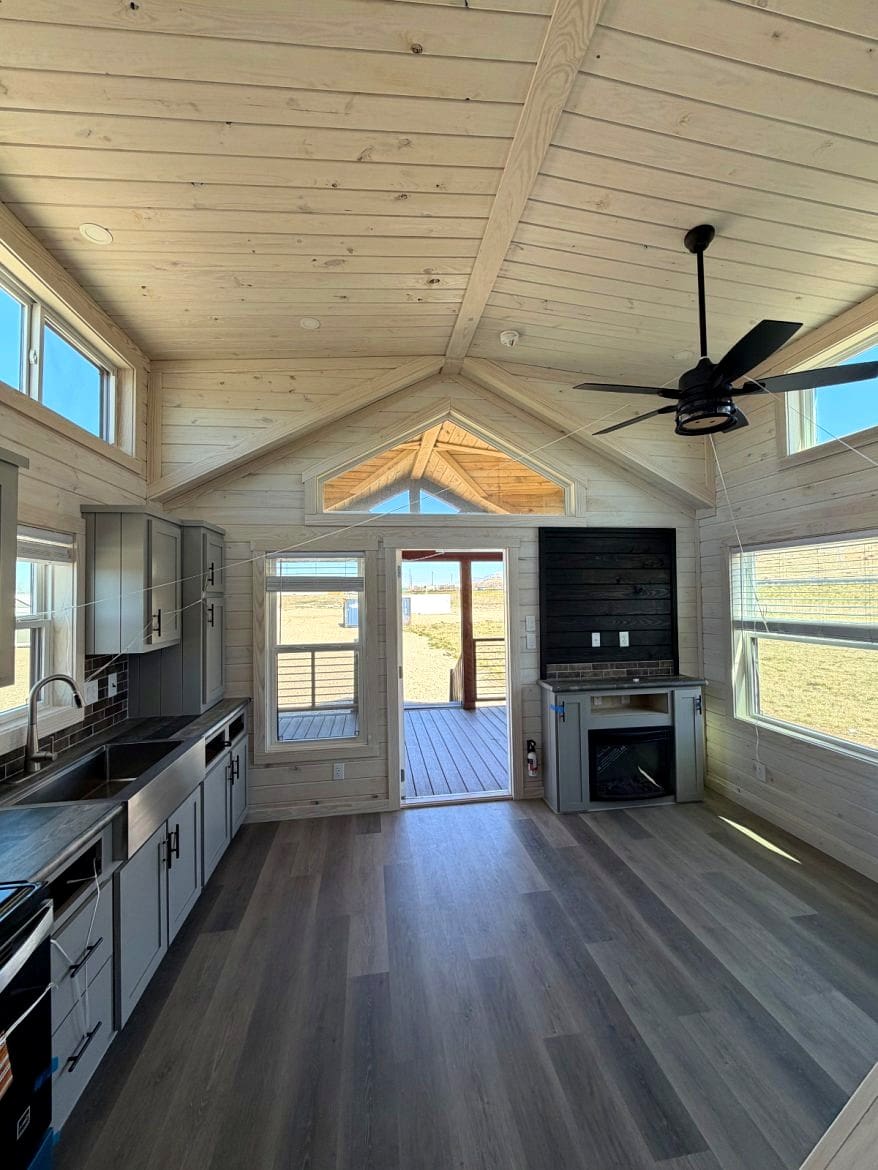 Touring a Highly Functional 15x42 Tiny Home with a Stunning Interior Layout