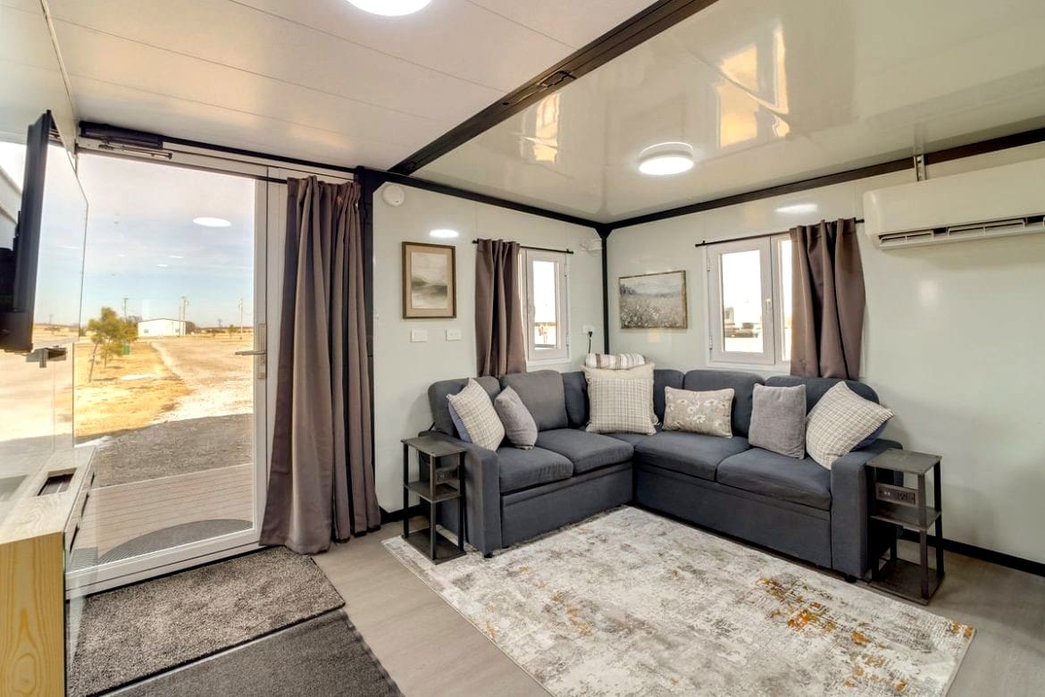 Expandable 2-Bedroom Tiny House: 380 Sq Ft of Smart Design