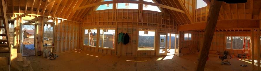 Exploring an Amish-Built Two-Story Gable Cabin Kit with Wraparound Porch