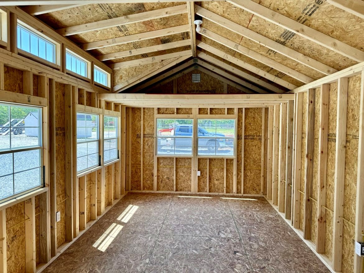 Inside a 12x28 A-Frame Cabin: Storage Loft, Porch & Custom Options
