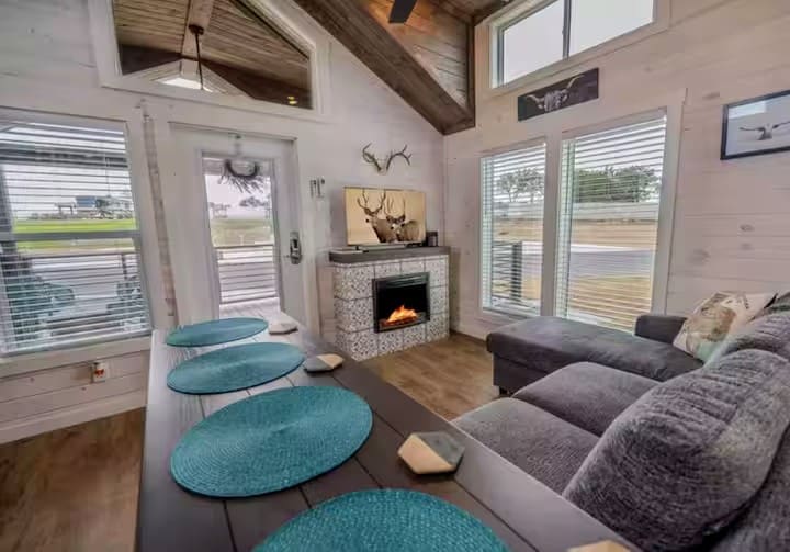 Inside a Resort-Style Tiny House Retreat Featuring Private Pool & Spa
