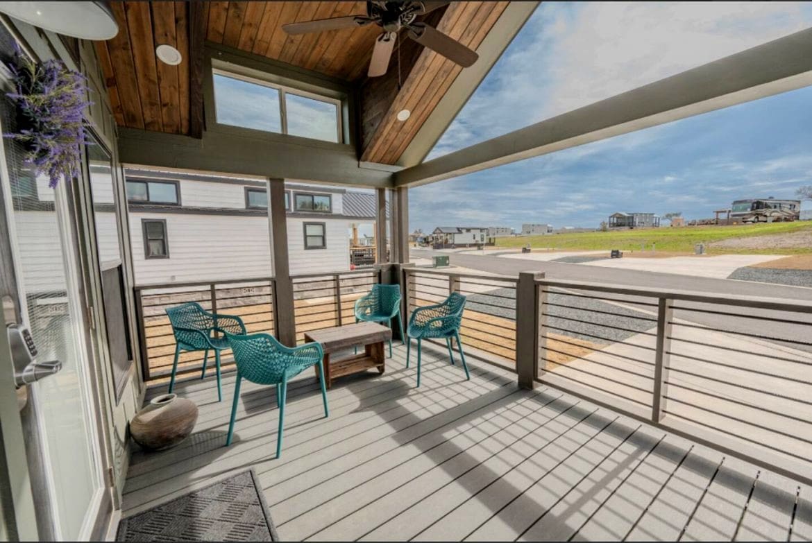Inside a Resort-Style Tiny House Retreat Featuring Private Pool & Spa