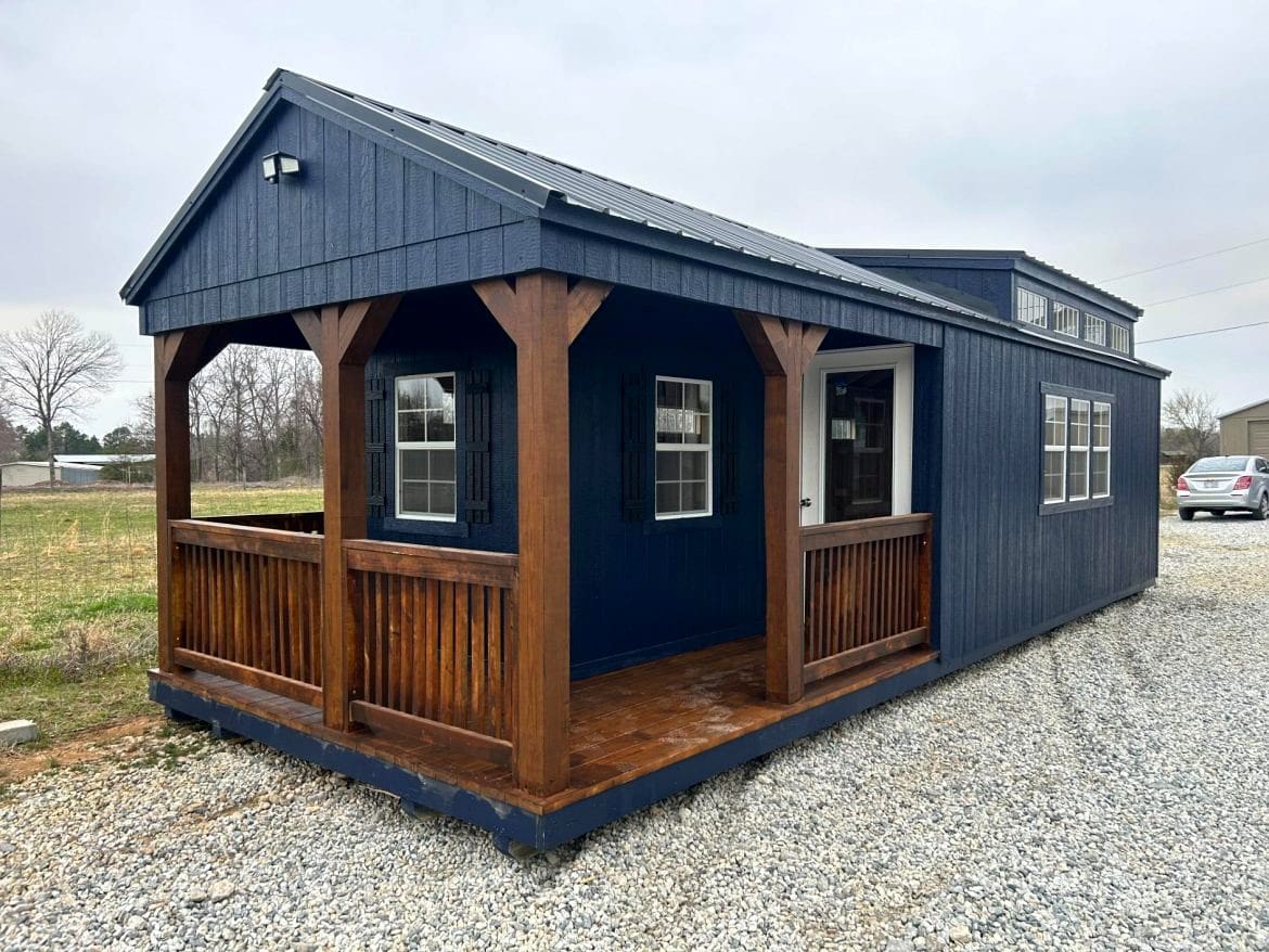 Reviewing the 12x32 A-Frame Dormer Cabin: Custom Windows & Rustic Storage