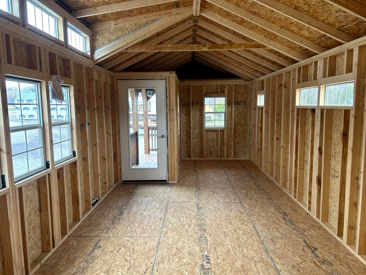 Reviewing the 12x32 A-Frame Dormer Cabin: Custom Windows & Rustic Storage