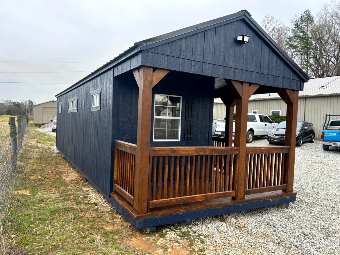 Reviewing the 12x32 A-Frame Dormer Cabin: Custom Windows & Rustic Storage