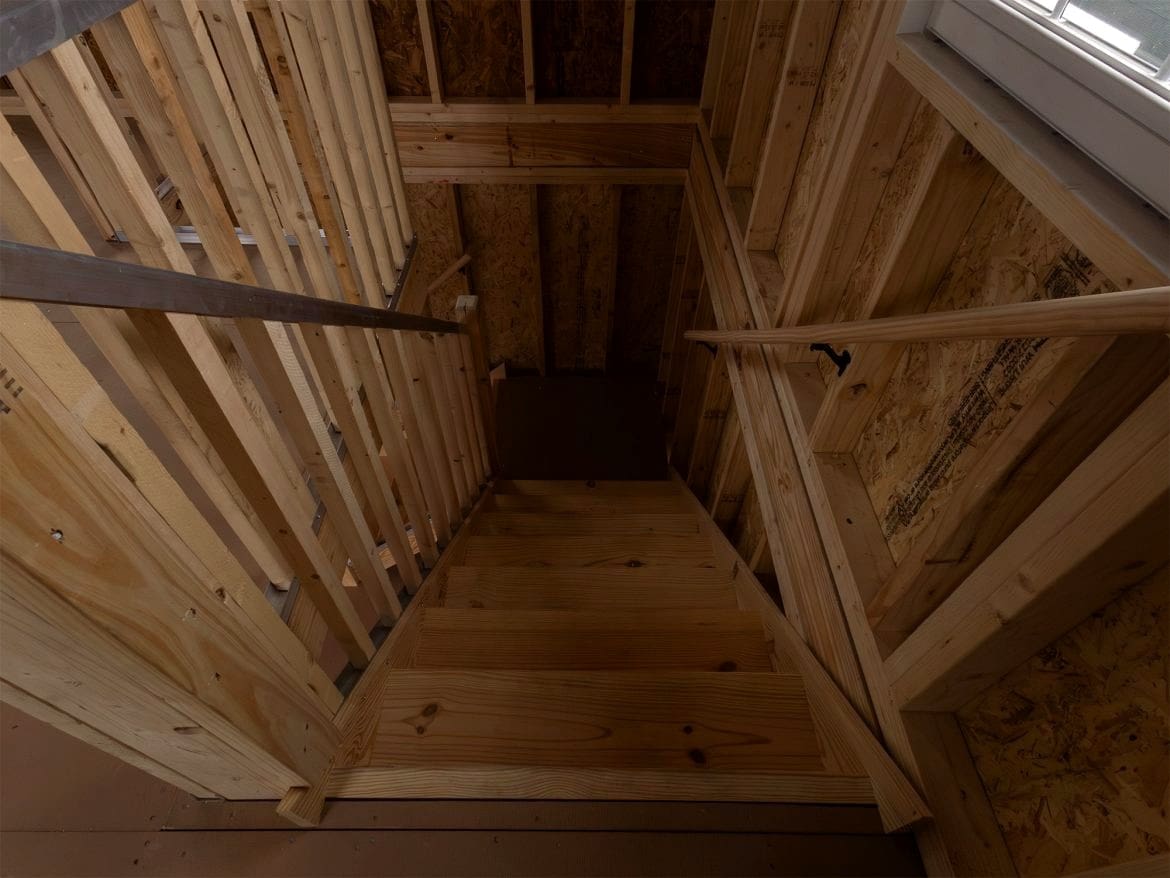 Step Inside the 14x24 Legacy Two-Story Workshop Shed by Sheds Unlimited