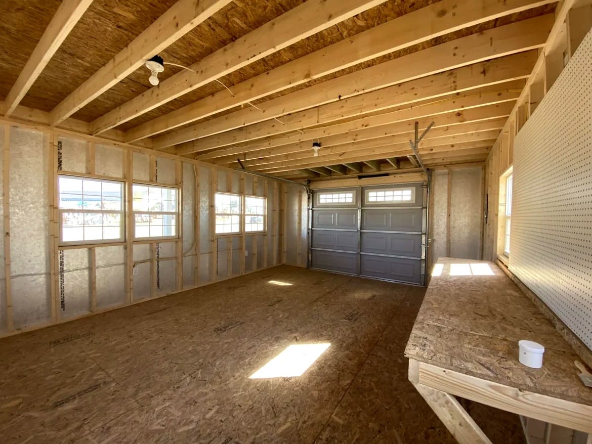 Touring a 16x24 Two-Story Gable Cabin: Elevated Balcony & Sleeping Loft