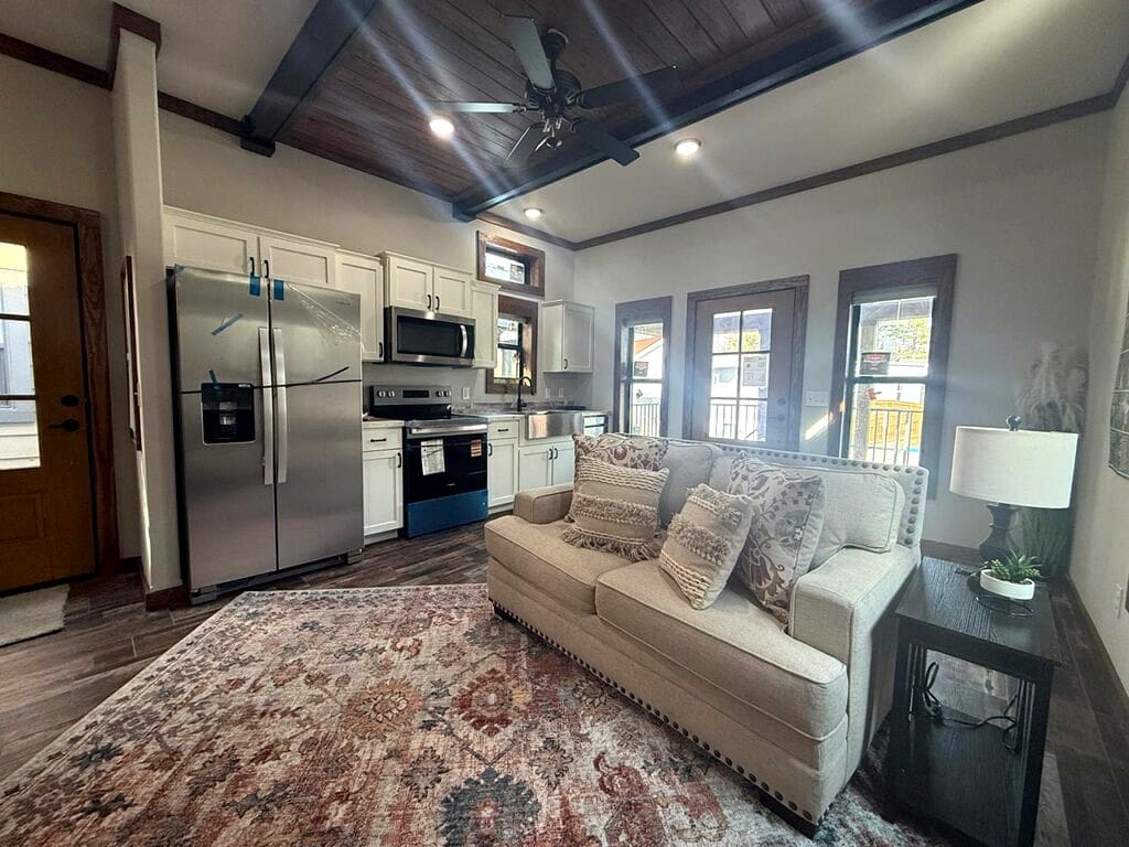 Touring the Cozy Cabin 1: A Premium 480 Sq Ft Manufactured Tiny Home