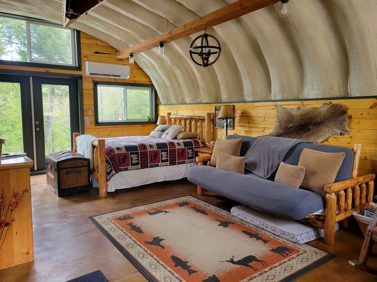 Touring an Architectural Quonset Hut Home in Montana with Warm Wood Interiors