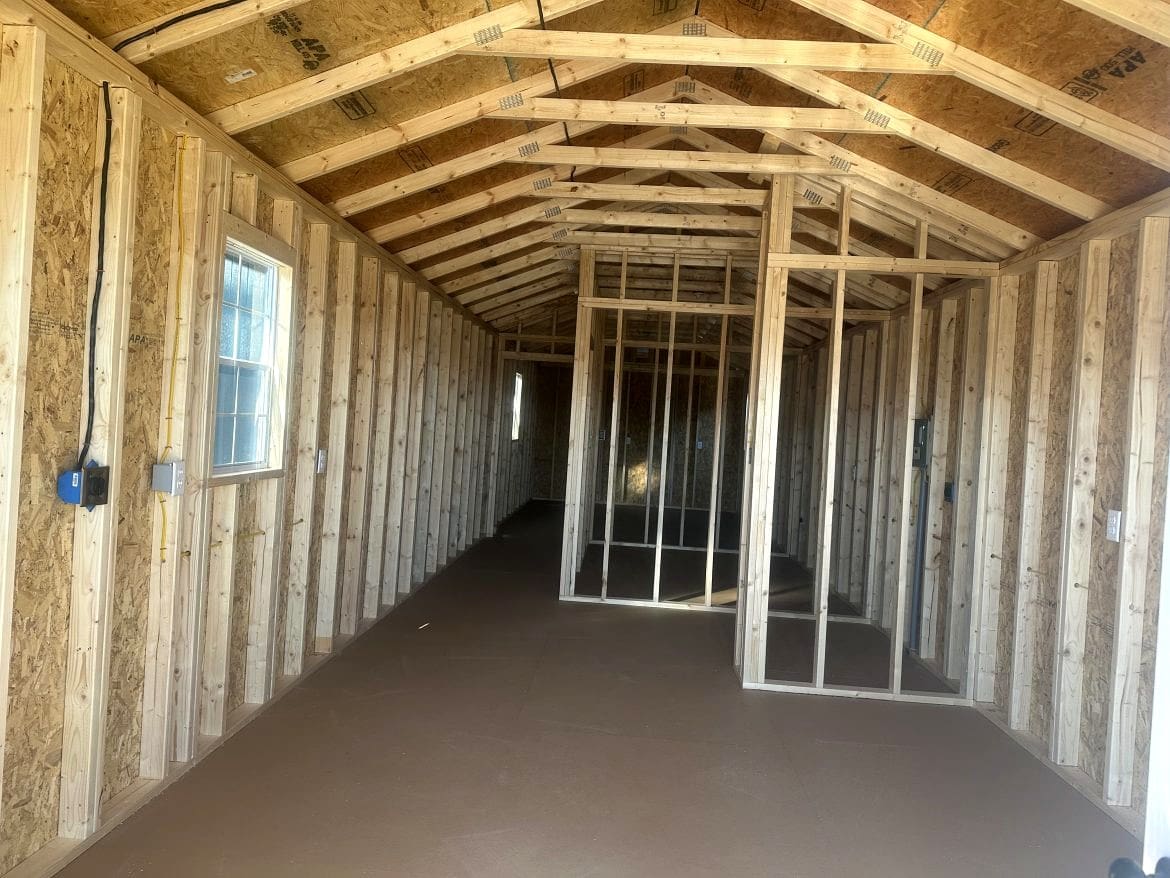 A Look Inside This 12x50 Prefab Cabin: 600 Sq Ft with Pre-Wired Electric for $21,010