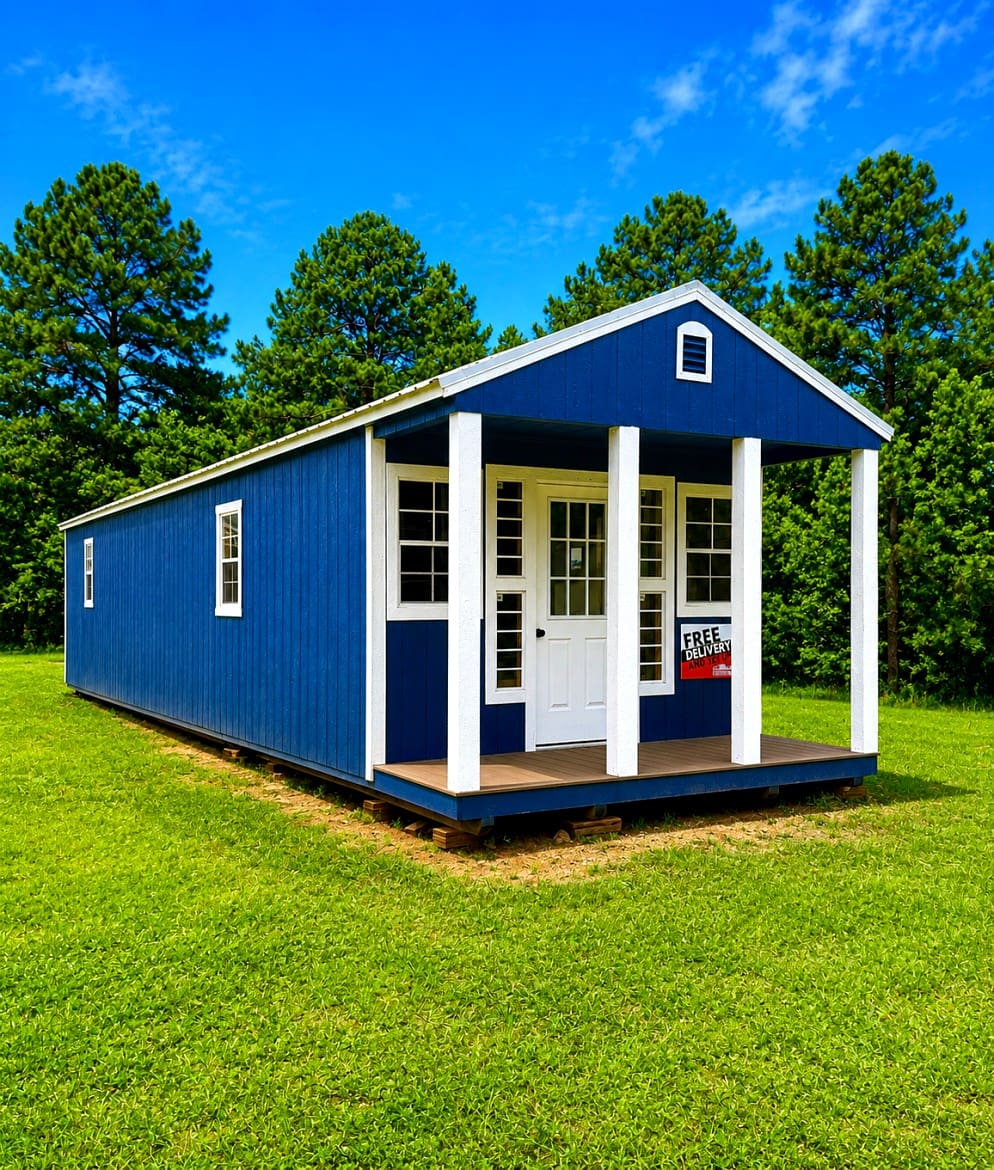 A Look Inside This 12x50 Prefab Cabin: 600 Sq Ft with Pre-Wired Electric for $21,010