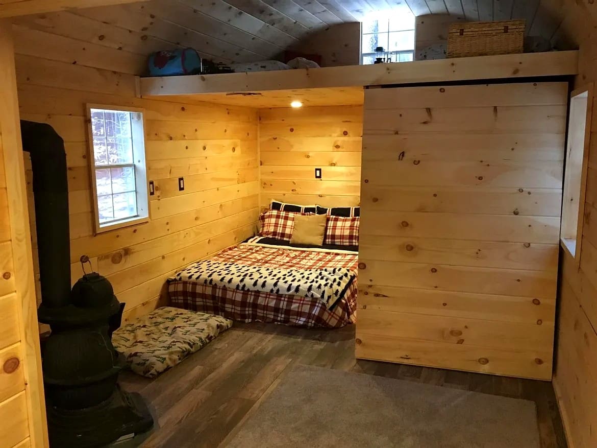 Touring a Peaceful Country Cabin Retreat on 6.25 Acres in Upstate New York for $72,500