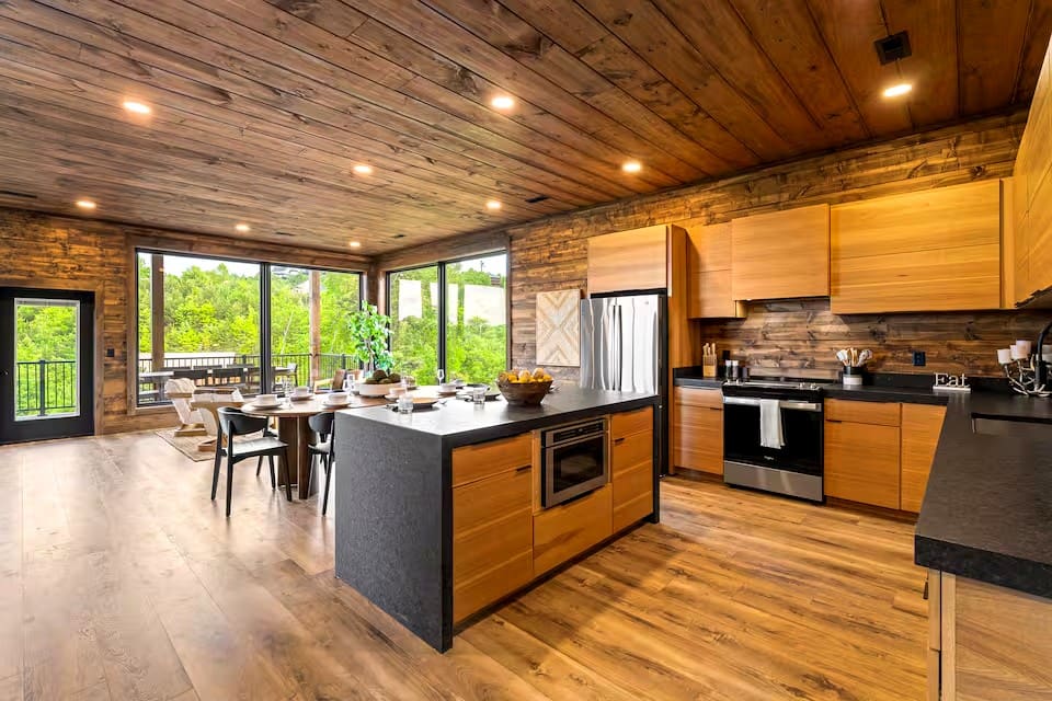Inside a Spectacular Gatlinburg Mountain Cabin Retreat Featuring a Private Indoor Pool