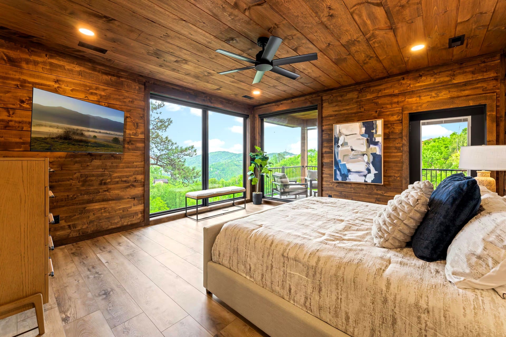 Inside a Spectacular Gatlinburg Mountain Cabin Retreat Featuring a Private Indoor Pool