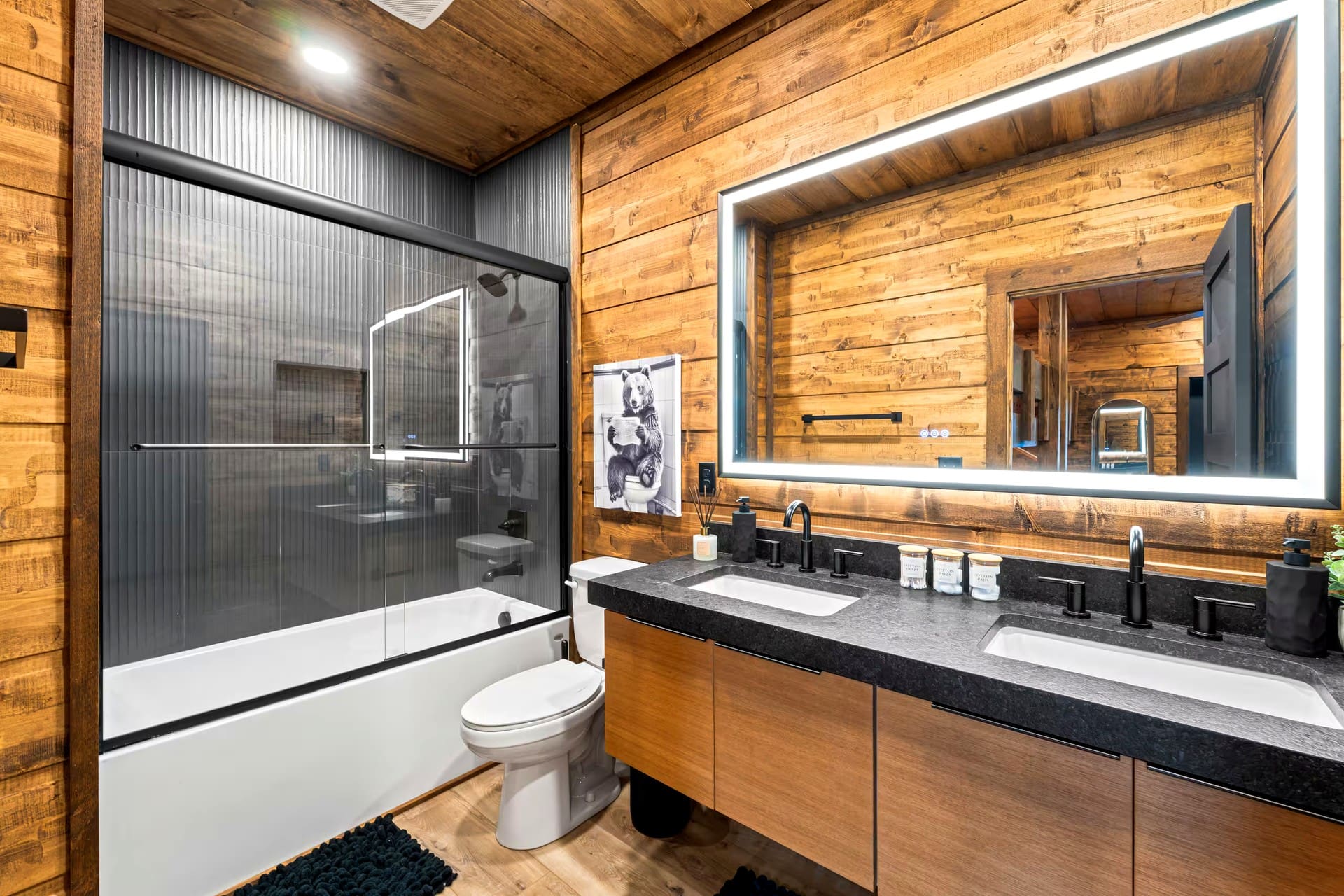 Inside a Spectacular Gatlinburg Mountain Cabin Retreat Featuring a Private Indoor Pool
