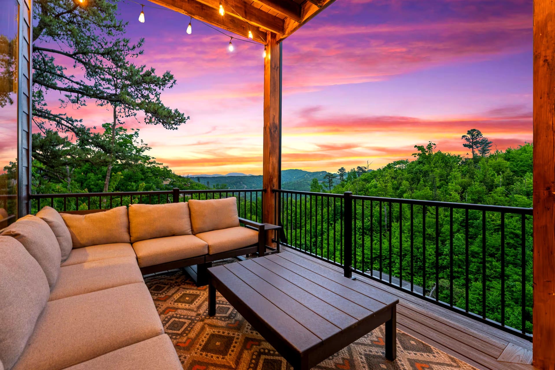 Inside a Spectacular Gatlinburg Mountain Cabin Retreat Featuring a Private Indoor Pool