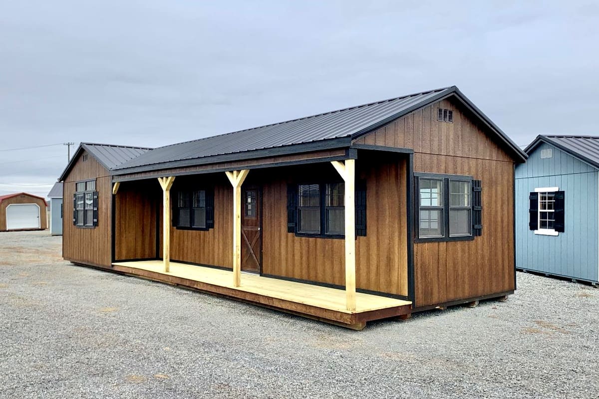 Touring the 14×40 Pro Cottage Shed: Spacious 560 Sq Ft Tiny Home & Storage Design