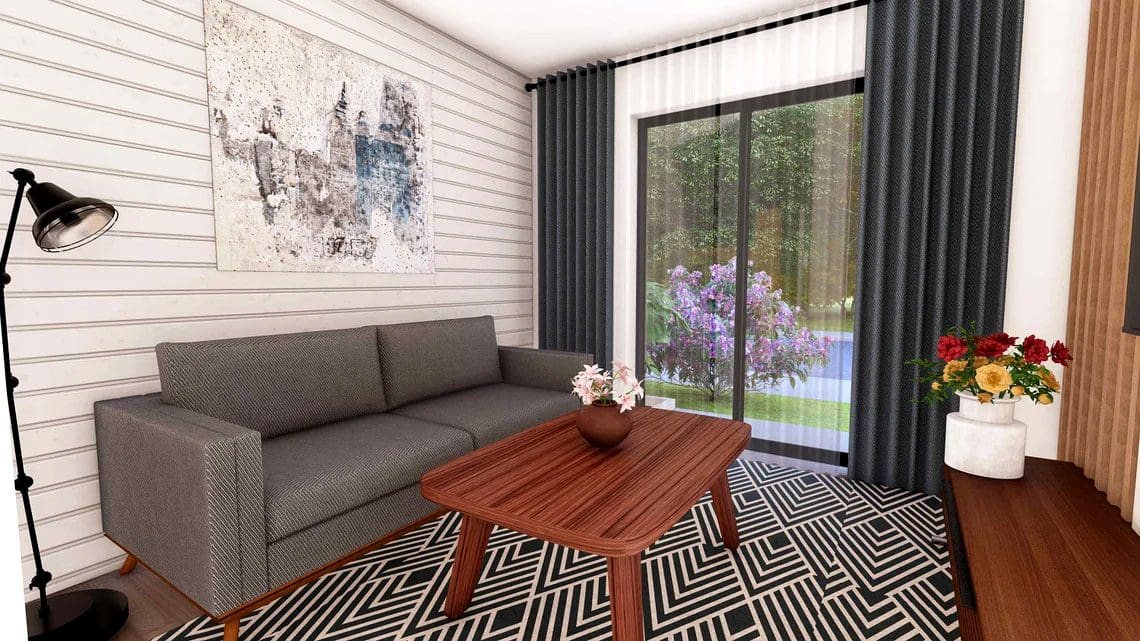 Warm Contemporary Interior Finishes