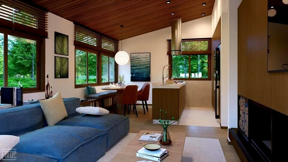 Harmonious Modern Rustic Exterior and Siding