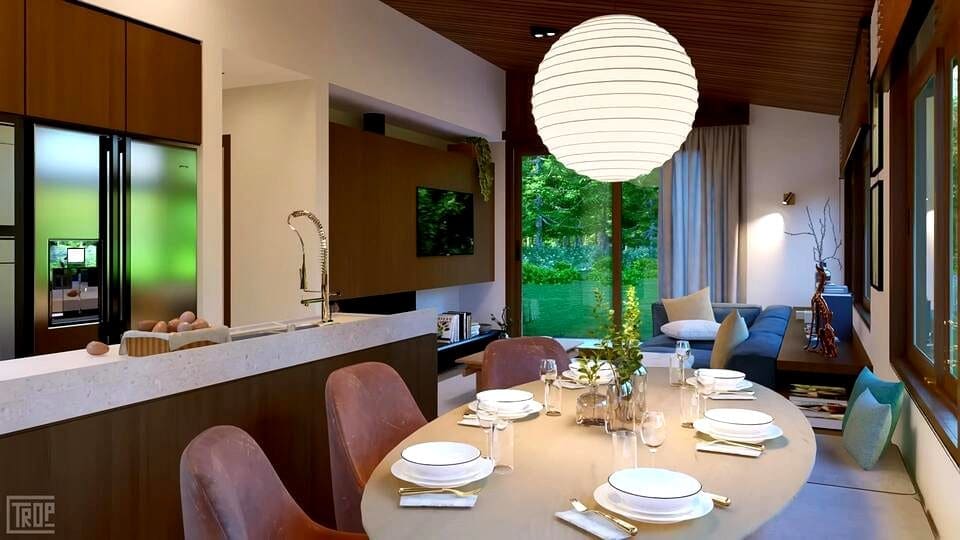 Artisanal Kitchen with Natural Wood Finishes
