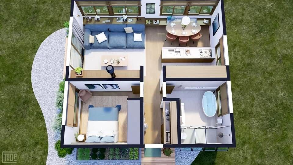 Expansive Wraparound Deck for Alfresco Relaxation